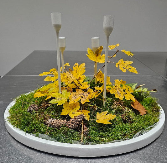 Herbstliche DIY-Tischdekoration mit amei®