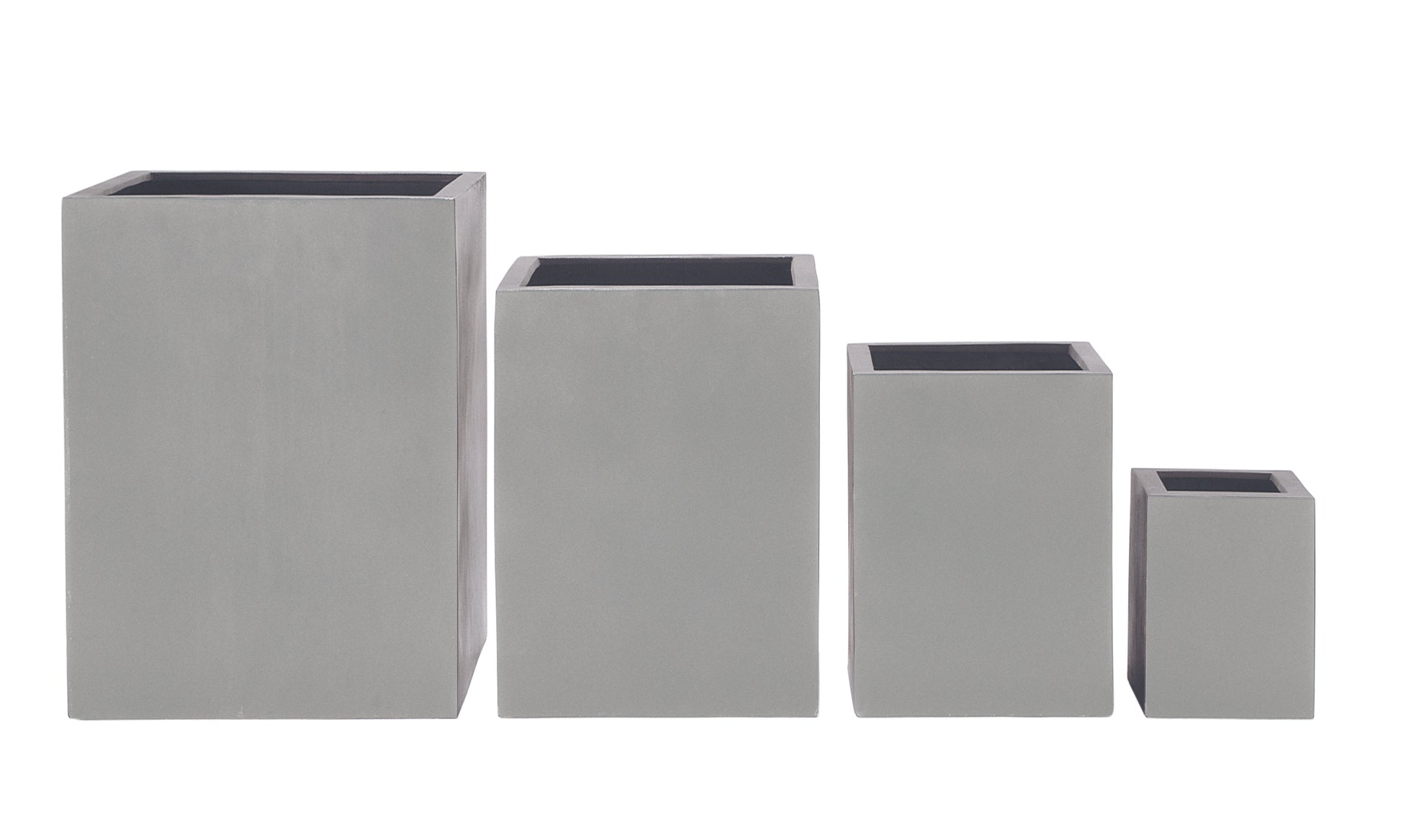 Blumentopf kubisch in Grau, ideal fuer stilvolle Terrassen, Gaerten und Wohnraeume. Diese quadratischen Blumenkuebel bieten eine zeitlose und moderne Optik, die sich perfekt in minimalistische oder urbane Umgebungen einfuegt. Durch ihre stabile Bauweise eignen sie sich hervorragend fuer verschiedene Pflanzenarten, von kleinen Straeuchern bis zu groesseren Gewaechsen. Robustes Material sorgt fuer eine lange Lebensdauer und macht sie sowohl fuer den Innen- als auch fuer den Aussenbereich geeignet.