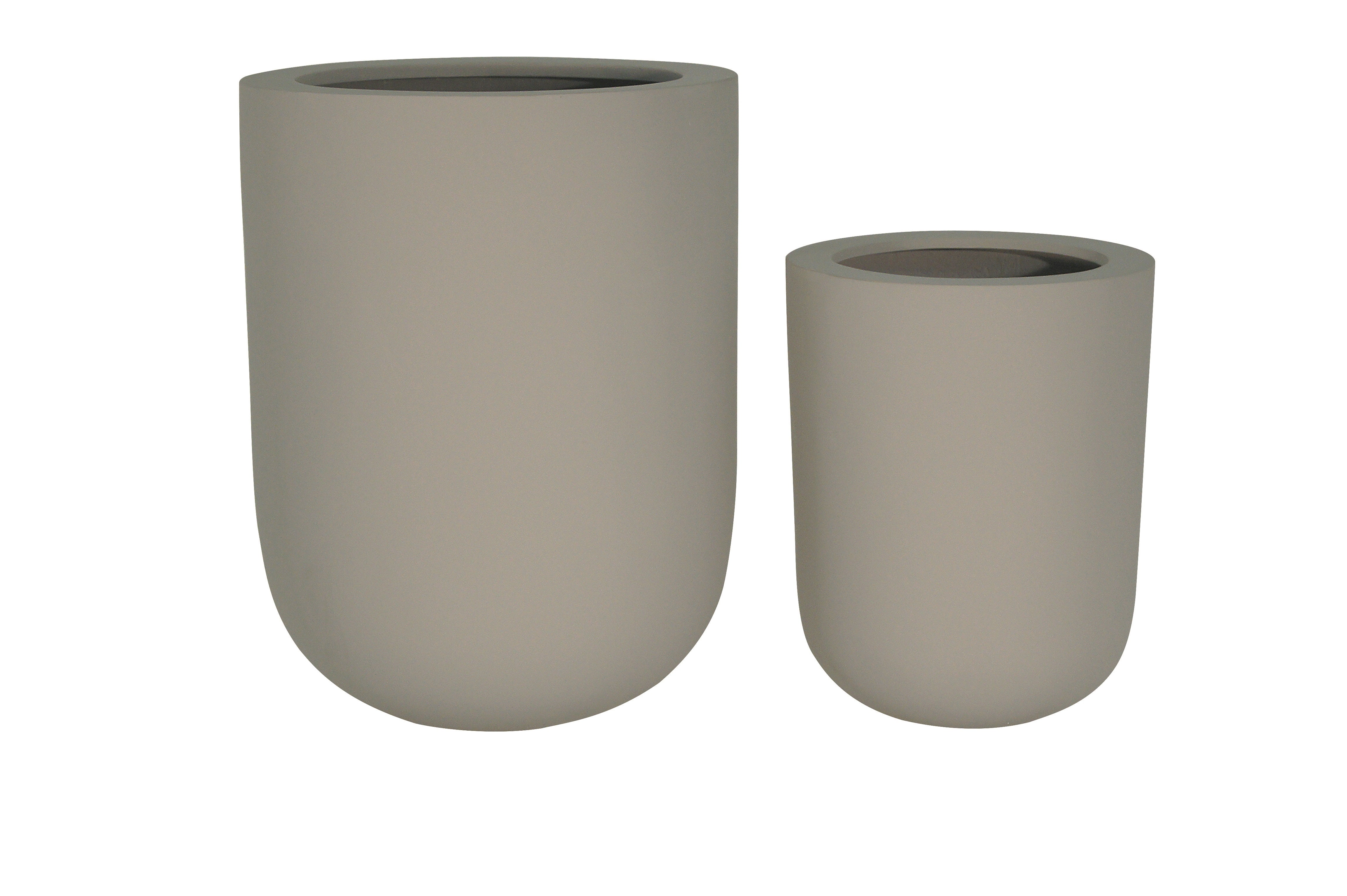 Blumentopf rund in Grau, ideal für stilvolle Außenbereiche wie Gärten, Terrassen und Balkone. Diese modernen Blumenkübel bieten eine elegante, schlichte Optik und eignen sich perfekt für verschiedene Pflanzenarten. Die robuste Bauweise sorgt für Langlebigkeit und Wetterbeständigkeit, während die runde Form eine harmonische Integration in jede Umgebung ermöglicht. Perfekt für eine stilvolle Begrünung im Innen- und Außenbereich.